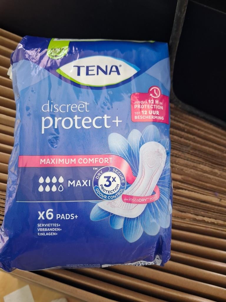 Tena lady (ongebruikt en vol), Ophalen