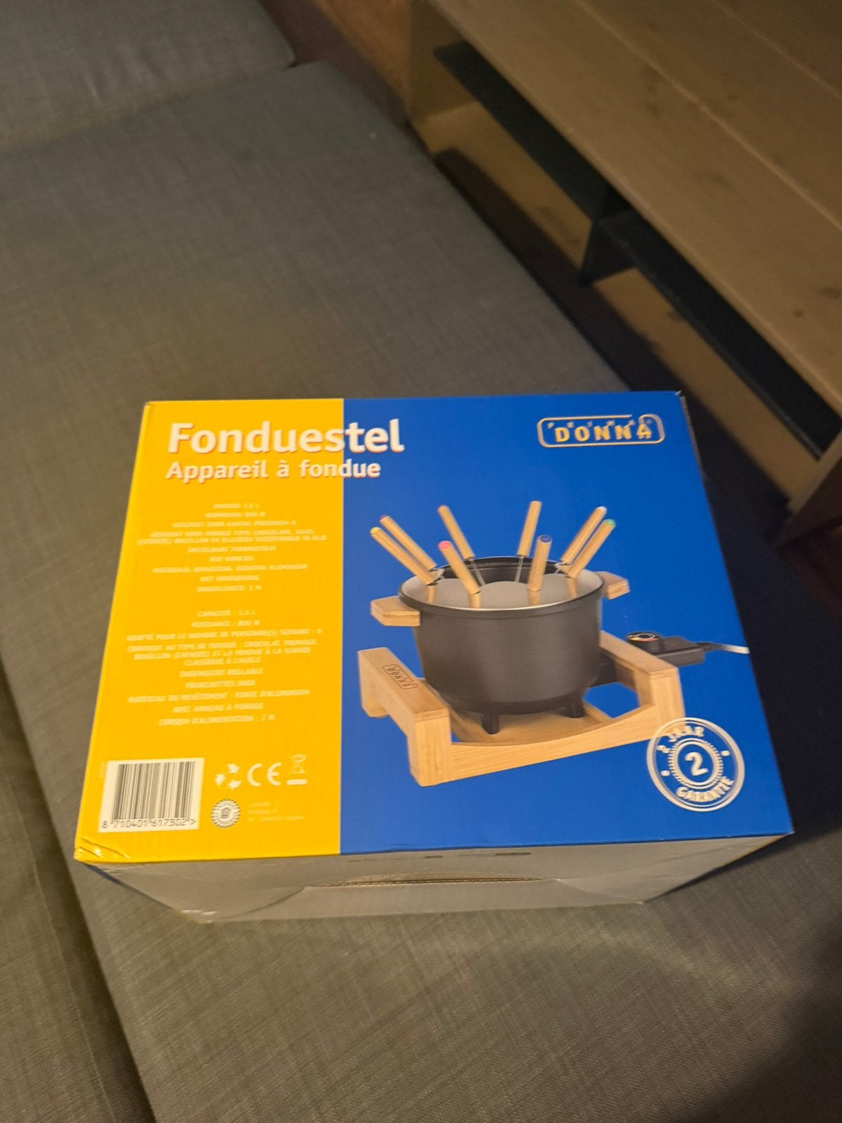 Fonduestel, Witgoed en Apparatuur, Ophalen, Nieuw, Elektrisch, Fondueset