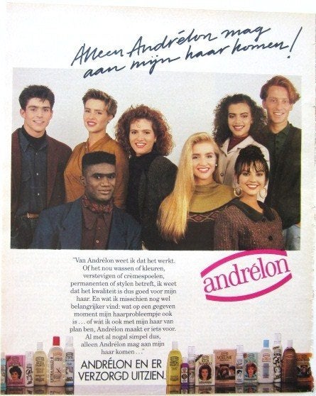 10 vintage advertenties reclames Andrelon 60-75 haar kapper, Verzamelen, Ophalen of Verzenden, Gebruikt, Overige typen