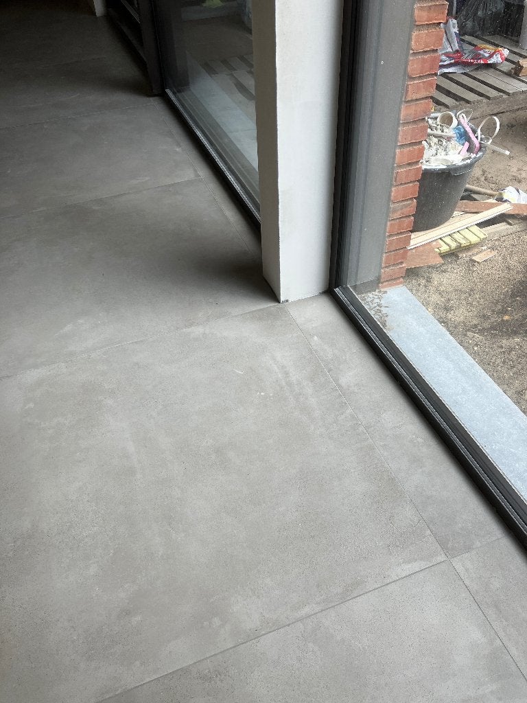 Vloertegels Cercom Infinity Concrete 100x100 15x € 10 per m2, Ophalen, 30 cm of meer, Steen of Klei, 50 tot 150 cm