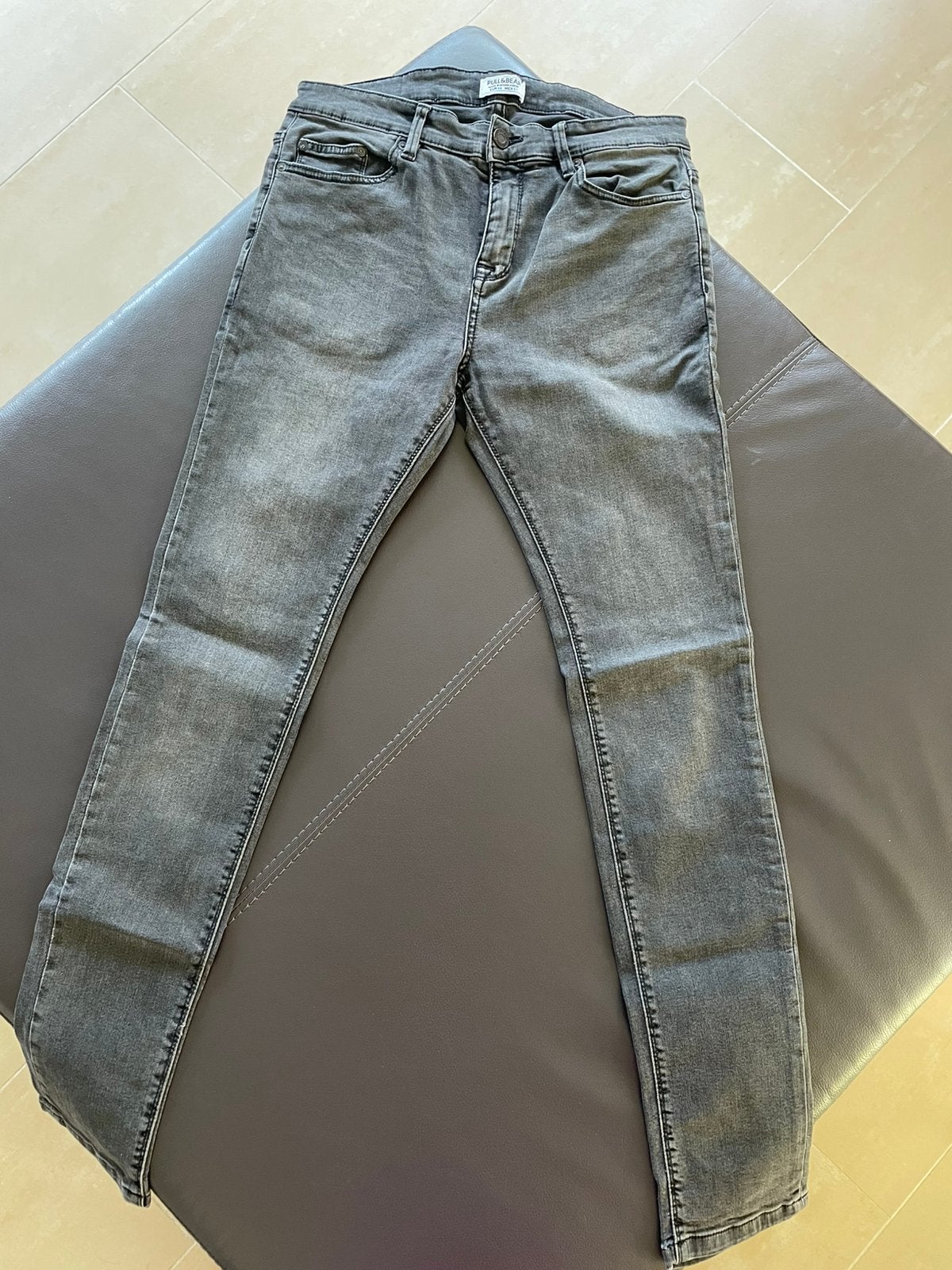 Pull&Bear skinny jeans maat 40/ W 31, Ophalen of Verzenden, Gedragen, Maat 46 (S) of kleiner, Zwart