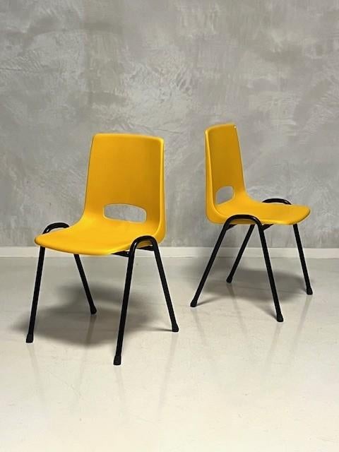 Retro stapelstoelen nieuw kantinestoelen horeca prijs p/stuk, Overige kleuren, ., Vintage, Nieuw