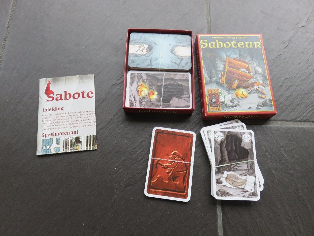 Saboteur kaartspel van 8-99 jaar, 999games. Mooi, Ophalen of Verzenden, Zo goed als nieuw
