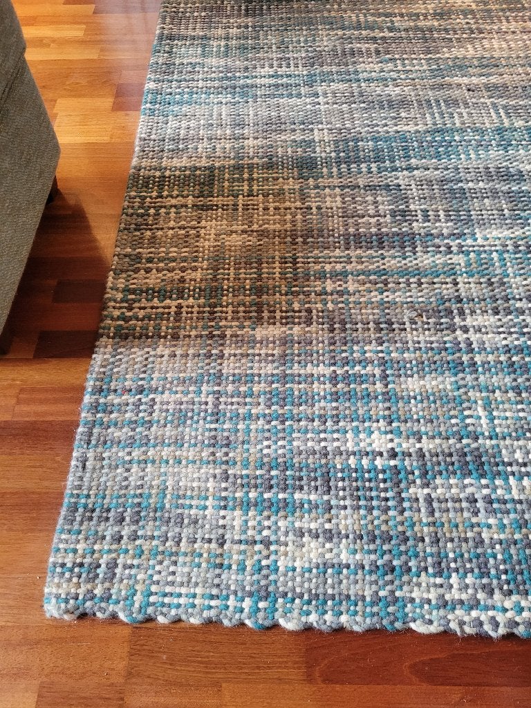 De Munk Carpets Vloerkleed - Casual Mirone 200x350 cm, Ophalen, Gebruikt, 200 cm of meer, Blauw