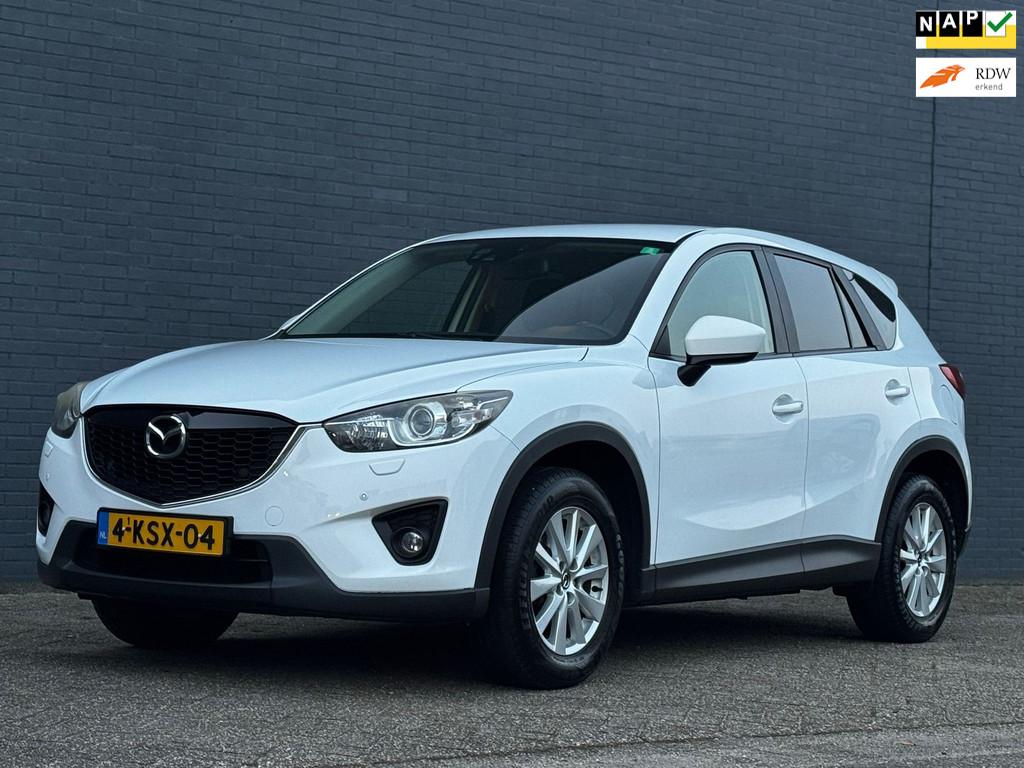 Mazda CX-5 2.0 Skylease+ 2WD|XENON|NAVI|STOELVERW|CRUISE|AIR, 1295 kg, 4 cilinders, Wit, Origineel Nederlands