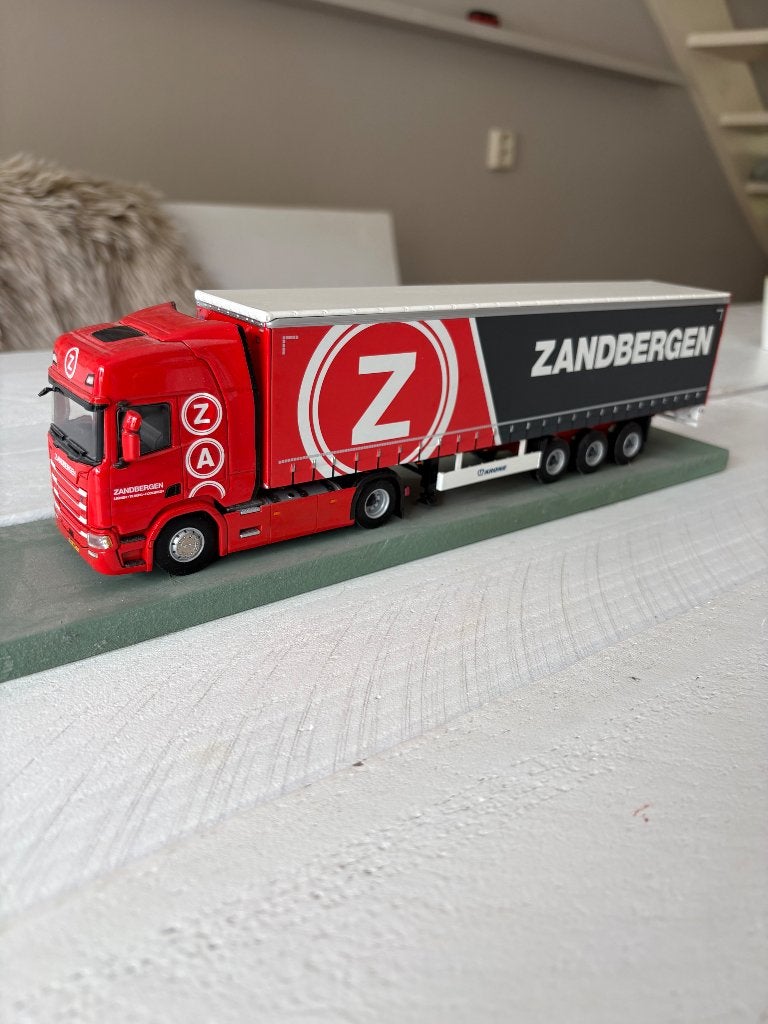 Miniatuur vrachtwagen Zandbergen, Ophalen, Zo goed als nieuw, Bus of Vrachtwagen, Wsi