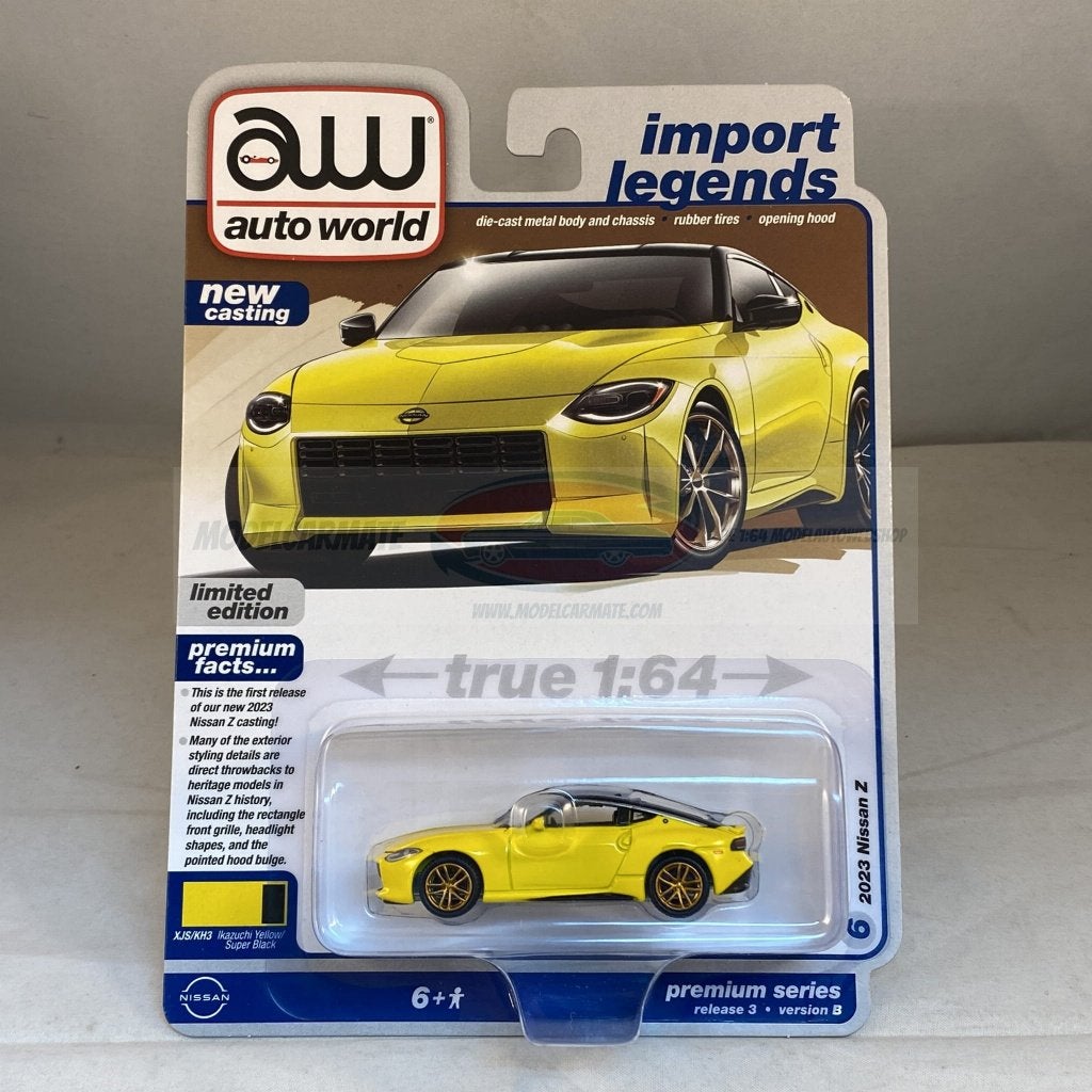 Auto World Import Legends - 2023 Nissan Z, Hobby en Vrije tijd, Modelauto's | Overige schalen, Verzenden, -, Nieuw, Auto World