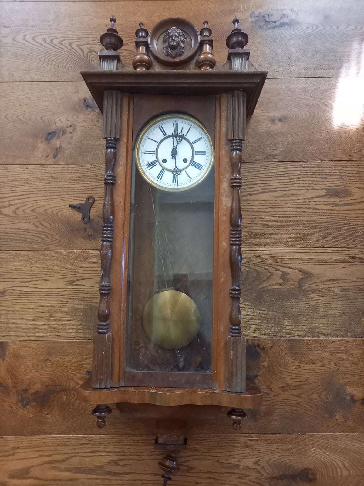 wandklok regulator opknapper, Ophalen