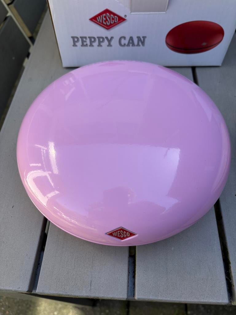 Vintage Wesco Peppy Can - Roze in originele doos., Ophalen of Verzenden, Nieuw