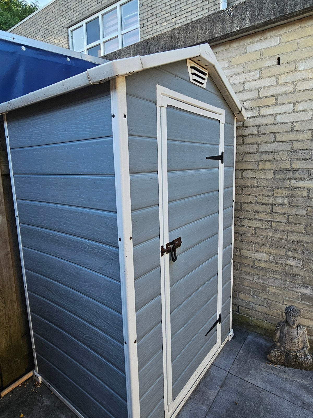 Keter opberghuis, Tuin en Terras, Tuinhuizen, Kunststof, Gebruikt, Minder dan 200 cm, Zonder ramen