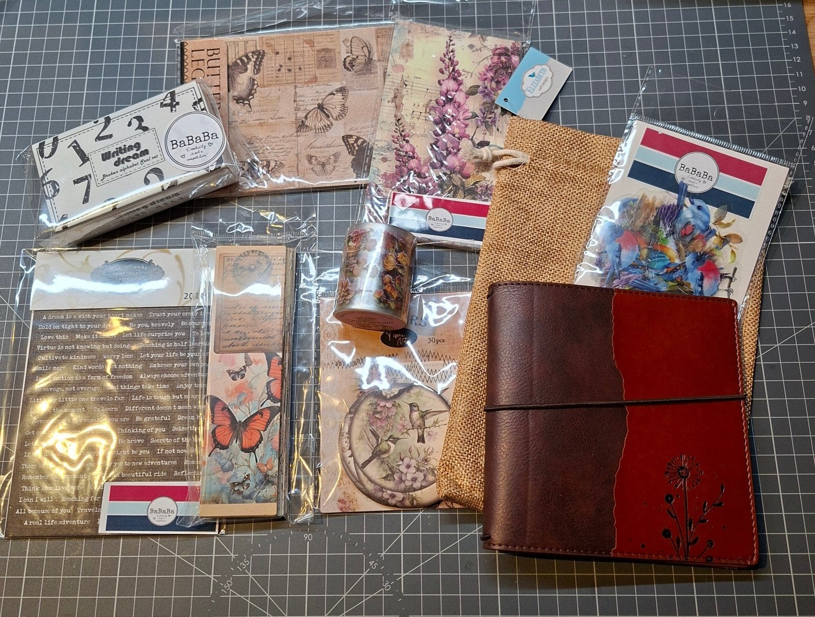 Knutselset met omslag ECD en diverse materialen, Nieuw, Meerkleurig, Papier of Karton, Overige merken