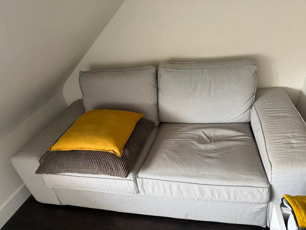IKEA 2-persoons bank met afneembare hoezen, Ophalen, Zo goed als nieuw, Tweepersoons