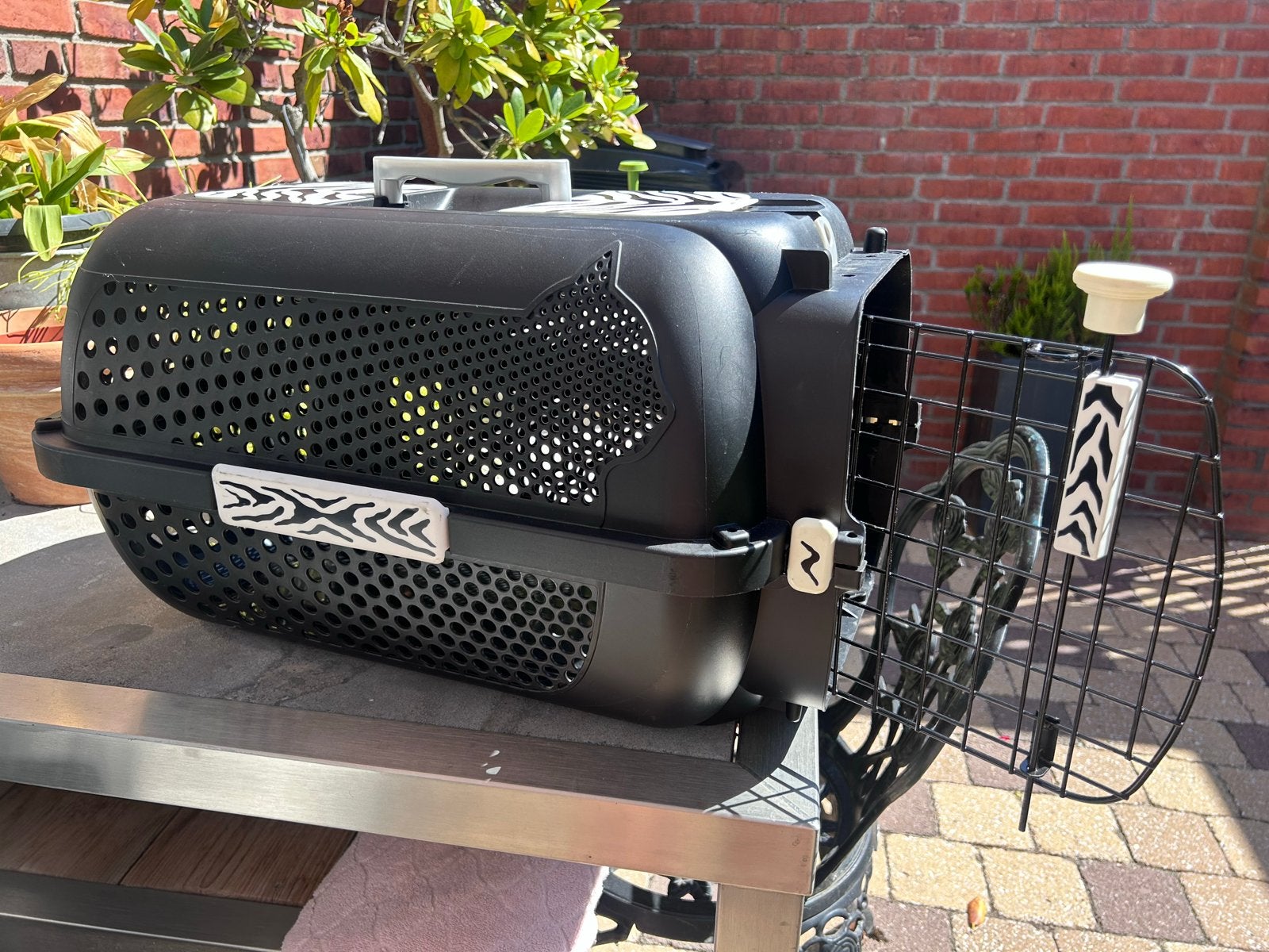 Katten draagmand xl, Ophalen