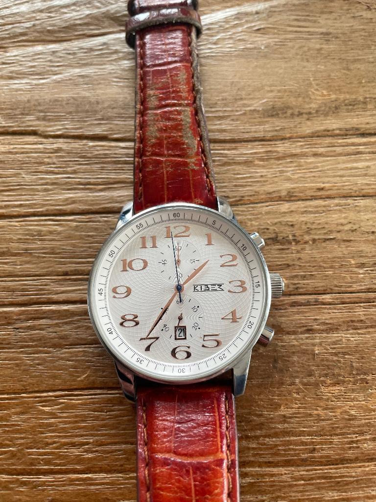 Te koop 3 mooie chronografen, horloges, Overige merken, Staal, Polshorloge, Ophalen of Verzenden
