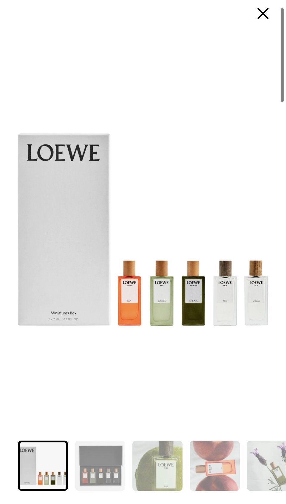 Loewe Miniatures Box - 5x7ml Parfums, Ophalen of Verzenden, Nieuw