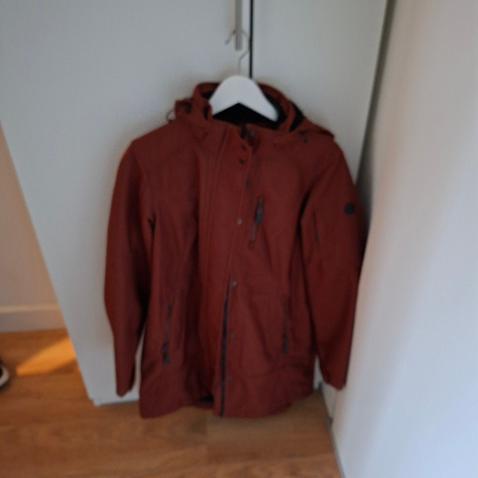 Dames winterjas maat xl kleur bordeaux rood, Kleding | Dames, Ophalen, Maat 46/48 (XL) of groter, Zo goed als nieuw, Human Nature