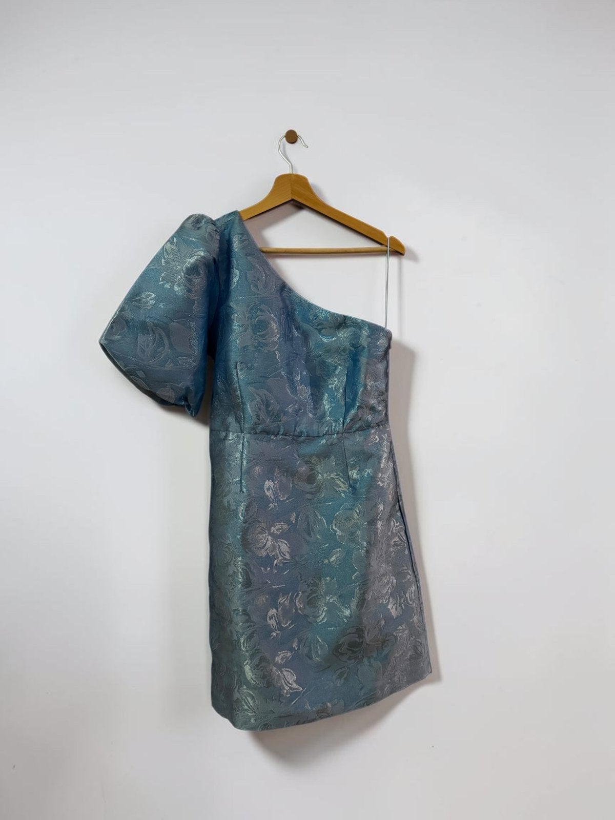 Freebird Icons Dania jurk jacquard blauw L large 40, Maat 38/40 (M), Blauw, Nieuw, Ophalen of Verzenden