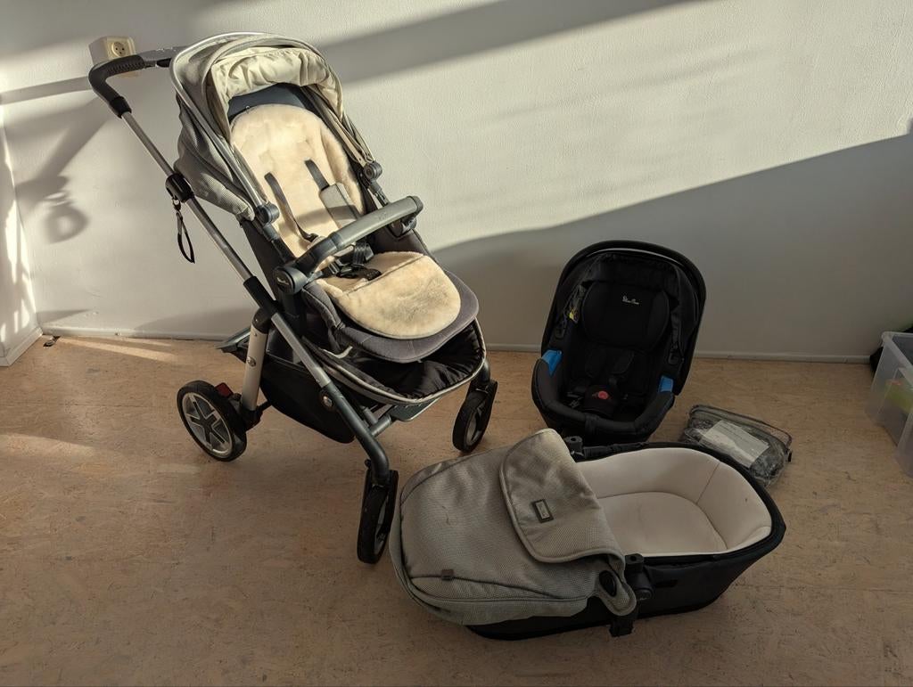 Silver Cross Travel System met accessoires en Isofix, Ophalen