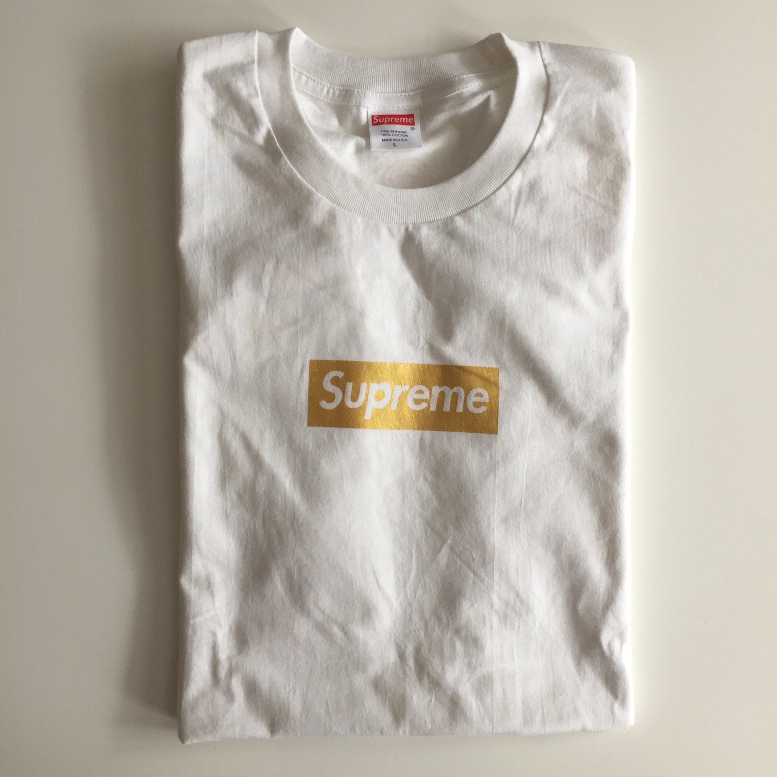 Witte Supreme Nagoya box logo tee t-shirt t size L large, Ophalen of Verzenden, Nieuw, Maat 52/54 (L), Wit