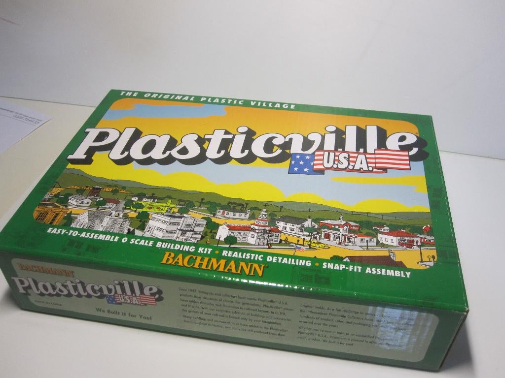 Plasticville woonhuis schaal 0, Overige merken, Gelijkstroom of Wisselstroom, Brug, Tunnel of Gebouw, Nieuw