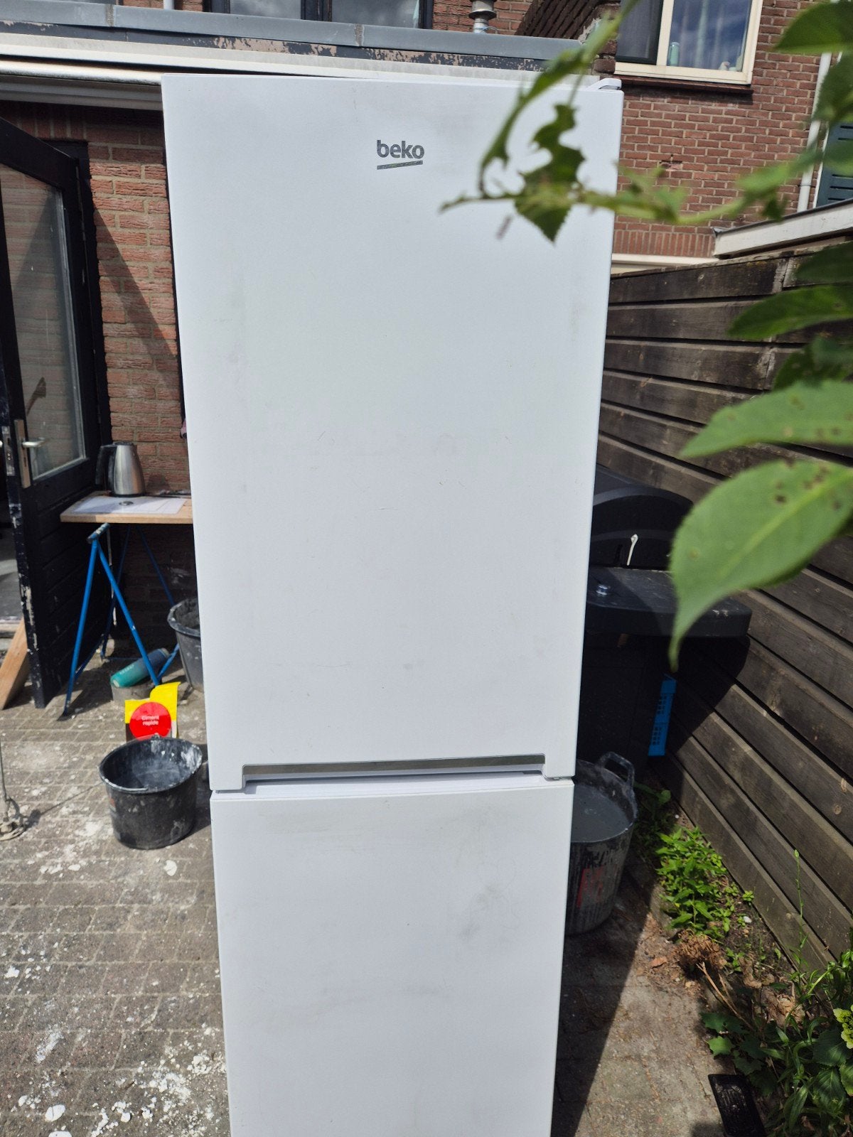Beko Koel-vriescombinatie - Wit, 54cm breed!, 150 tot 200 liter, Gebruikt, Met aparte vriezer, 45 tot 60 cm