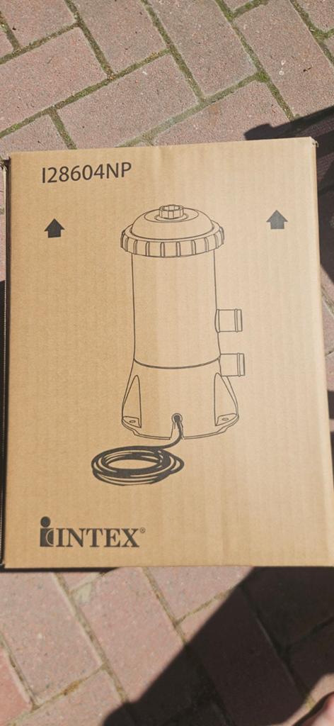 Nieuwe Intex filterpomp 128604NP voor zwembad, Tuin en Terras, Ophalen, Nieuw, Zwembadpomp