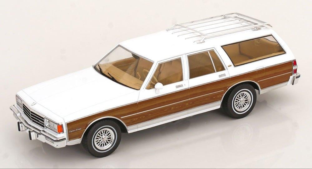 Chevrolet Caprice Estate 1985 Wit / Bruin 1-18 MCG Models, Overige merken, Tschuiten@hotmail.com, Duitsland, Auto