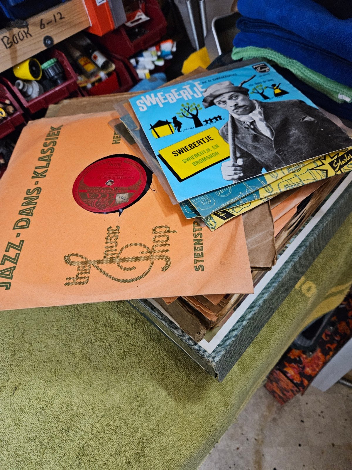 oude 78 toren platen, Cd's en Dvd's, Ophalen, Gebruikt, Overige formaten, Overige genres