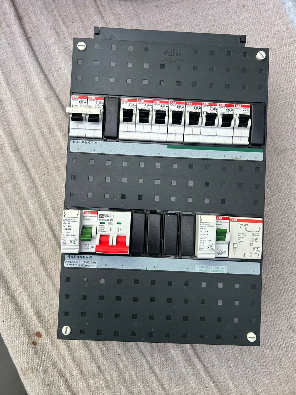 Abb groepenkast, Ophalen of Verzenden, Gebruikt, Overige typen