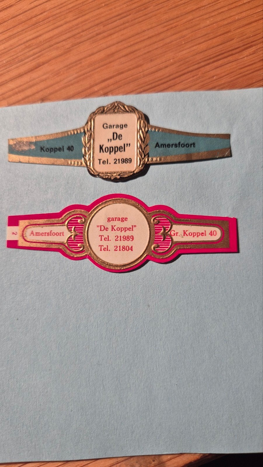 Sigarenbanden Amersfoort, Ophalen, Zo goed als nieuw, Sigarenbandjes