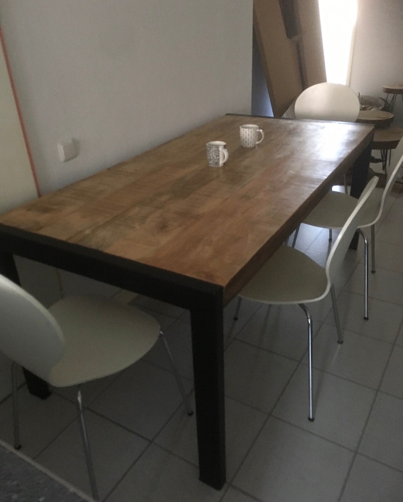 Eettafel, Huis en Inrichting, Ophalen, Overige materialen, 50 tot 100 cm, Zo goed als nieuw