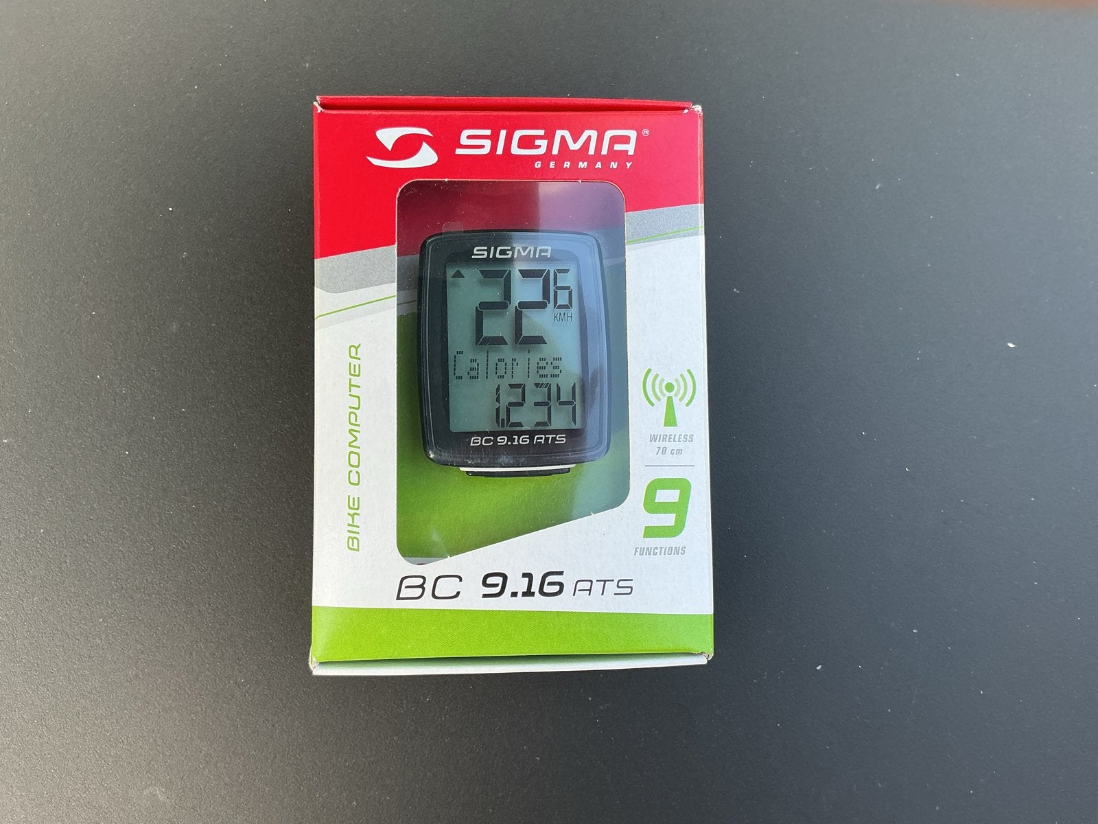 Sigma BC 9.16 ATS Fietscomputer Draadloos, Ophalen of Verzenden, Draadloos, Nieuw