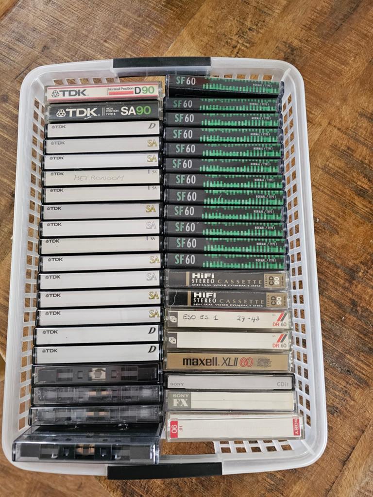 Grote partij gebruikte cassettebandjes, Ophalen of Verzenden, Gebruikt, Overige genres, 2 t/m 25 bandjes