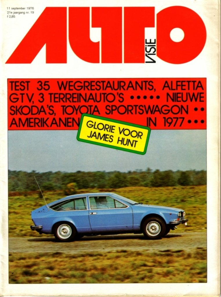 Autovisie test Alfa Romeo Alfetta 2000 GTV Sept 1976, Ophalen of Verzenden, Gelezen, Alfa Romeo