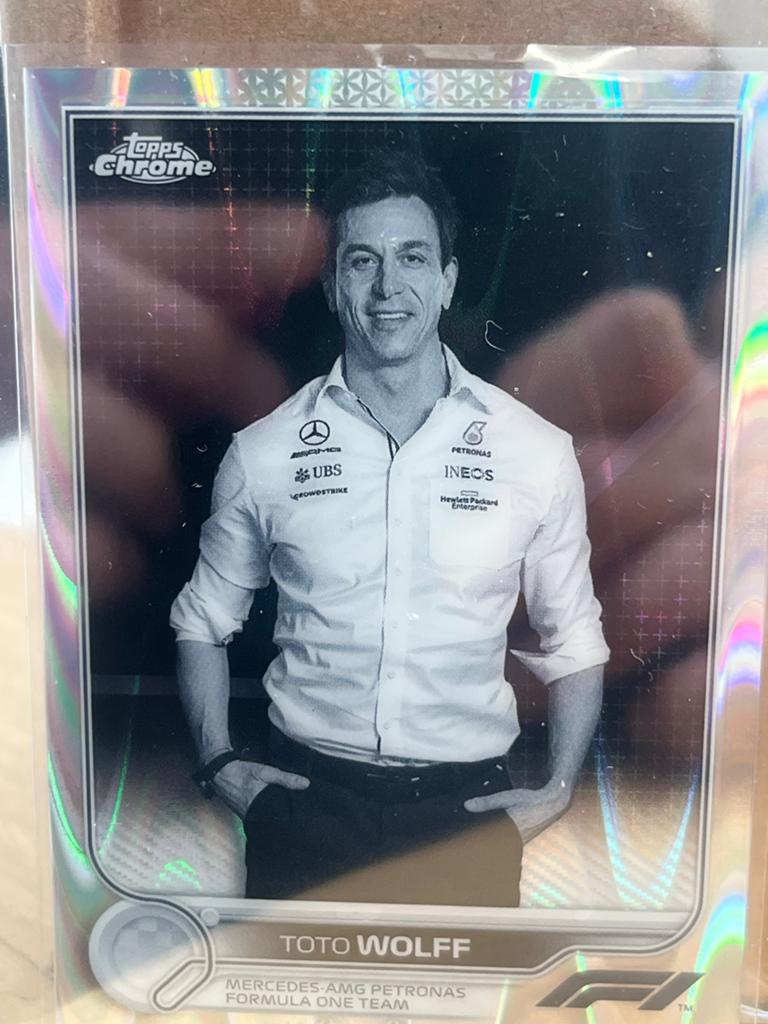 Topps Chrome F1 Toto Wolff Mercedes-AMG Spelerskaart, Ophalen of Verzenden, Zo goed als nieuw