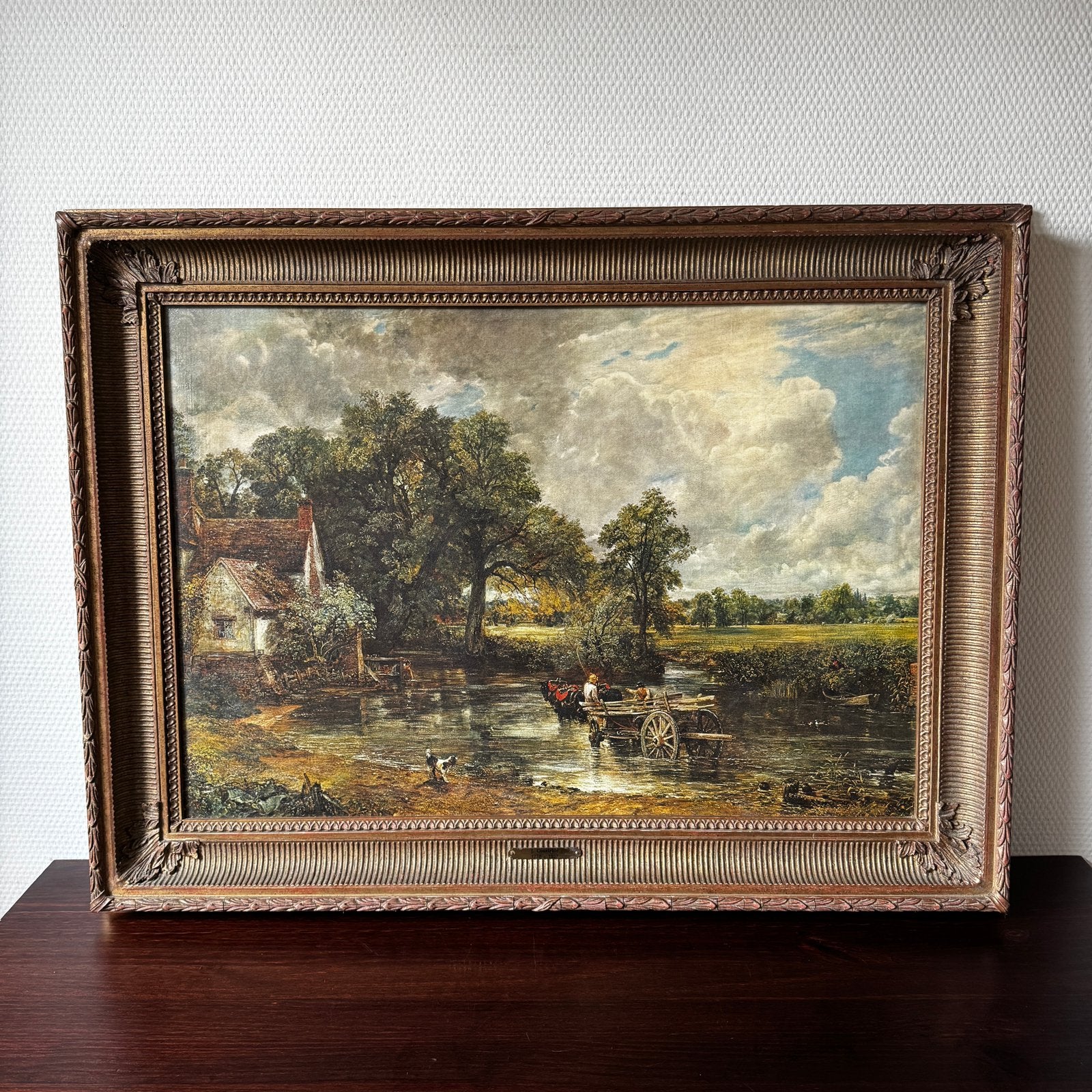 Prent Schilderij van J. Constable in Klassieke De Hooiwagen, Ophalen