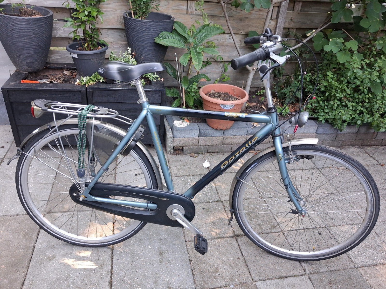 Heren fiets Gazelle, Fietsen en Brommers, Fietsen | Heren | Herenfietsen, Ophalen, Versnellingen, Zo goed als nieuw, 57 tot 61 cm