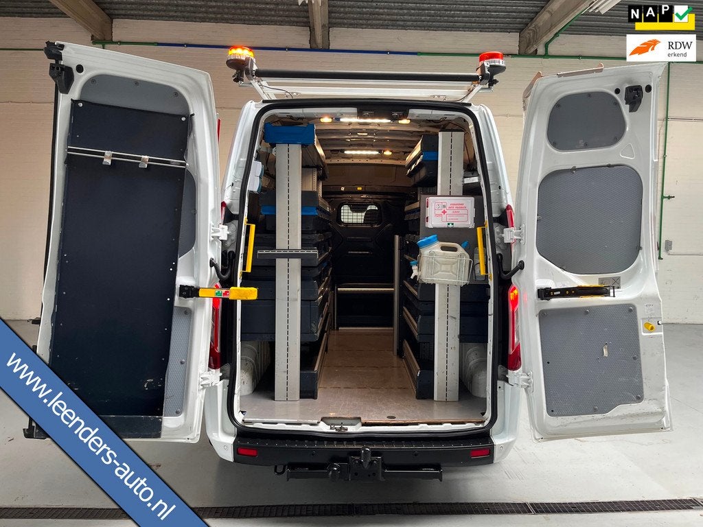 Ford Transit Custom Servicewagen 340 2.0 TDCI 130PK L2H2 Tre, Auto's, Voorwielaandrijving, Stof, 4 cilinders, Met garantie (alle)