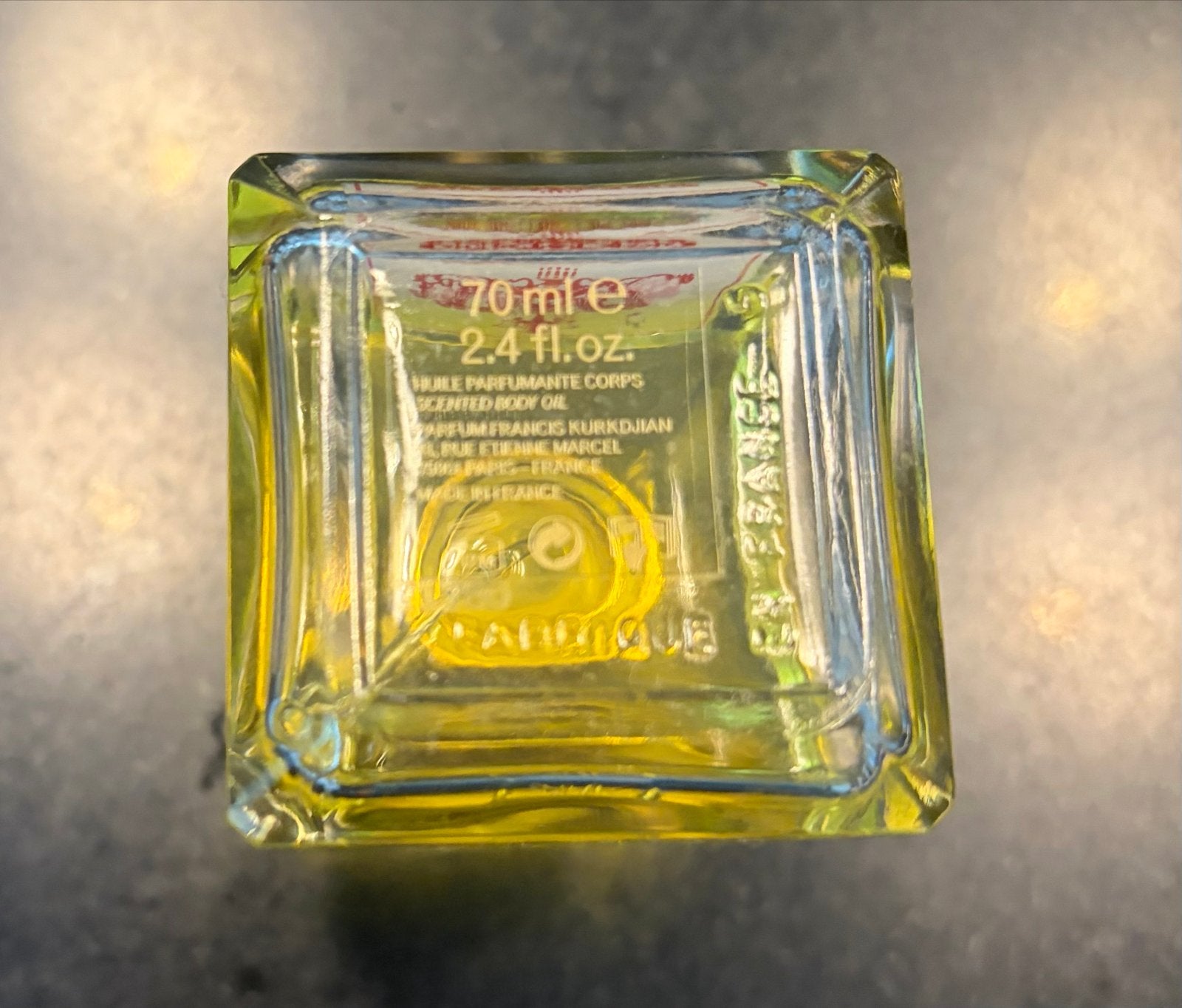 Maison Francis Kurkdjian Baccarat Rouge 540 Body Oil 70ml, Ophalen of Verzenden, Gebruikt