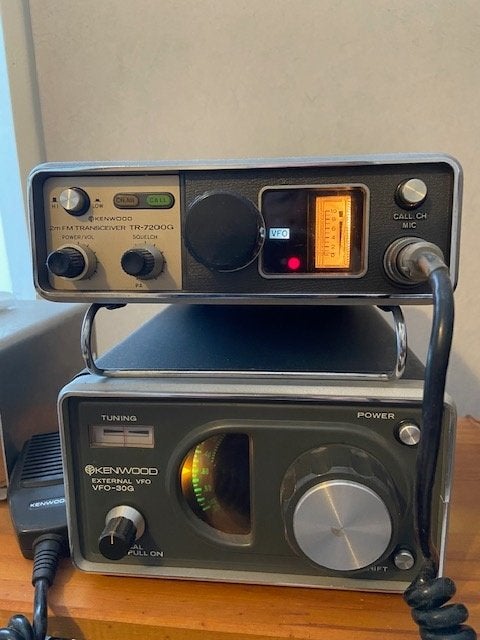 Kenwood TR-7200G en VFO-30G, Ophalen, Gebruikt, Zender en Ontvanger