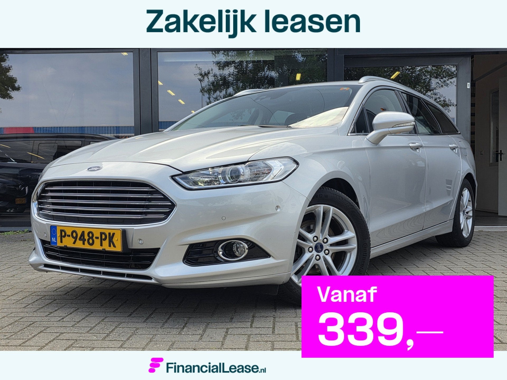 Ford Mondeo Wagon 1.5 Titanium automaat + KEYLESS + NAVIGATI, 4 cilinders, Mondeo, 160 pk, 1427 kg