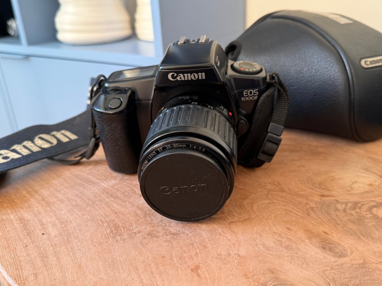 Canon eos 1000F analoog camera | niet getest, Audio, Tv en Foto, Fotocamera's Analoog, Ophalen, Gebruikt, Spiegelreflex, Canon