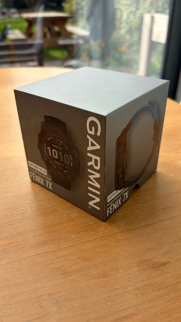 Garmin fēnix 7X Sapphire Solar Zwart (Zwart) + extra`s, Zwart, Ophalen of Verzenden, Waterdicht, Garmin Fenix 7X Pro Sapphire Solar