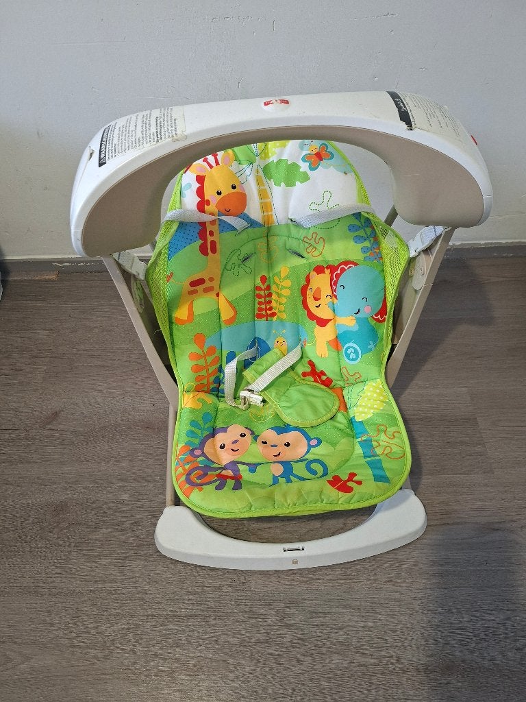 Mattel Fisher- Price - 2 in 1 Baby Schommelstoel Compact, Kinderen en Baby's, Ophalen, Fisher-Price, Schommelstoel, Verstelbaar