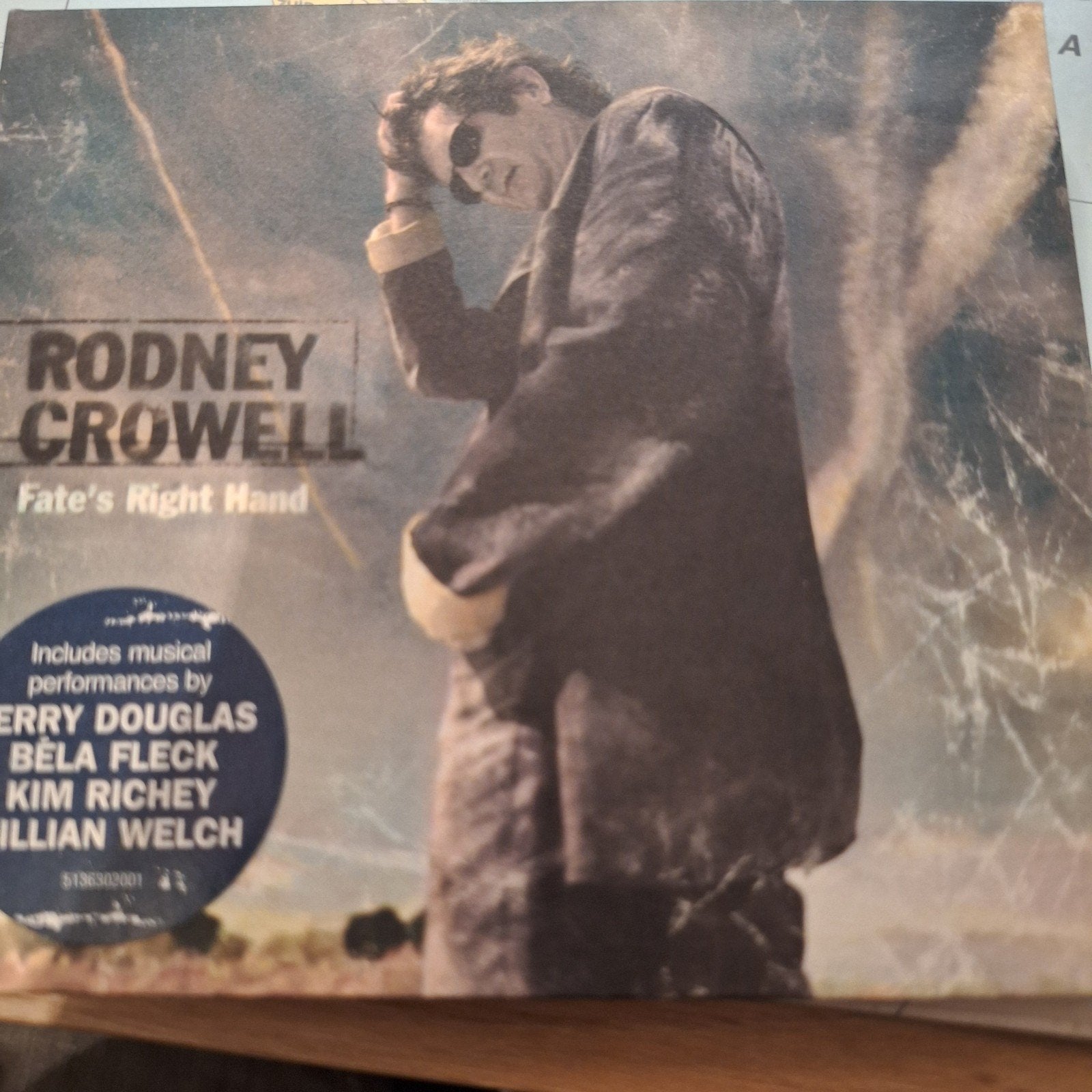Rodney Crowell - Fate's Right Hand CD (Country/Folk), Inclusief boekje, Gebruikt, Ophalen of Verzenden, Country