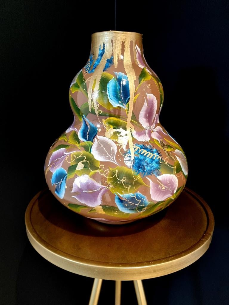 Handbeschilderde vaas, Ophalen of Verzenden