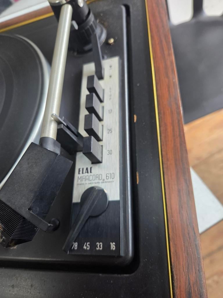 ELAC Miracord 610 Platenspeler - Vintage Hifi, Ophalen, Gebruikt, Platenspeler, Overige merken
