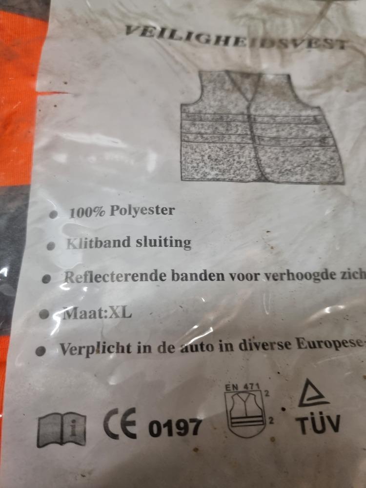 veiligheidsvest maat xl nieuw, Ophalen of Verzenden, 'T Olde Gre-j, Info@toldegrej.nl, Endepoelstraat 20f Didam