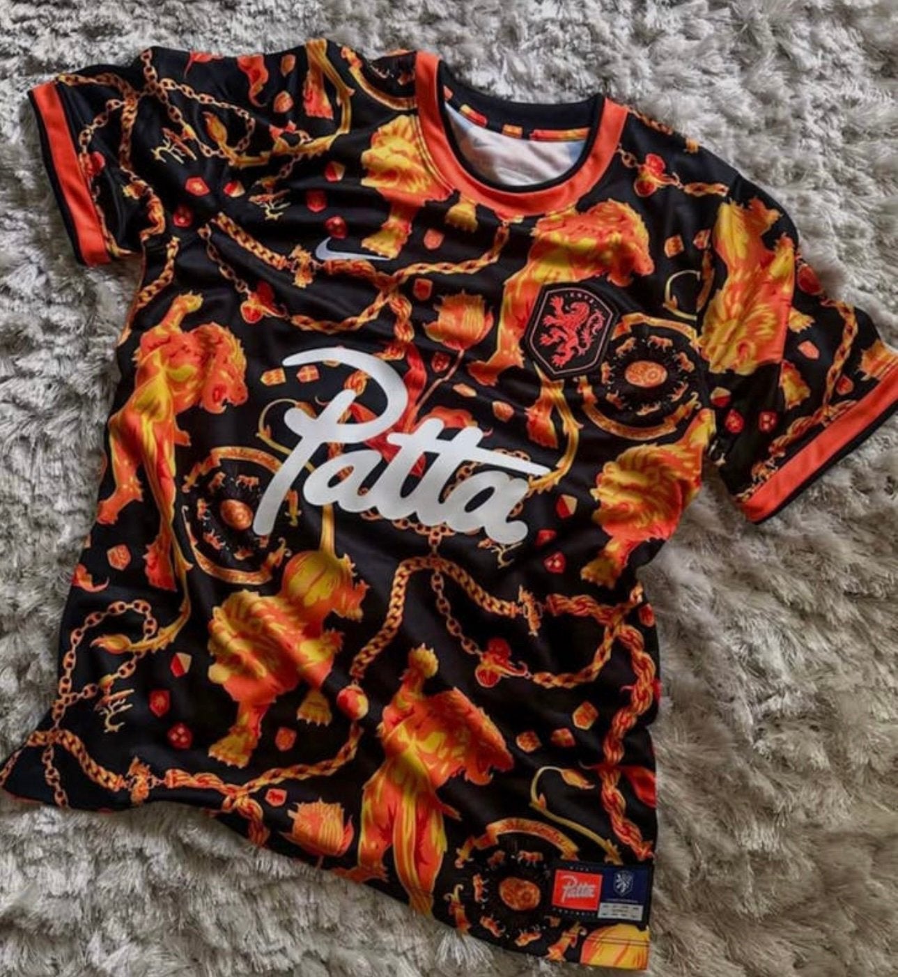 Patta x Netherlands x Nike t-shirt maat 4XL, Groter dan maat XL, Verzenden, Nieuw, Shirt