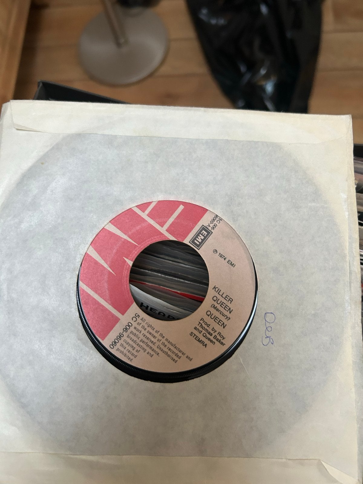 Queen - Killer Queen 7" Vinyl Single (1974), Ophalen, Gebruikt, 7 inch, Rock en Metal